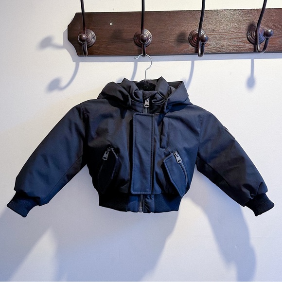 Mackage - black bomber jacket - Picture 1 of 10